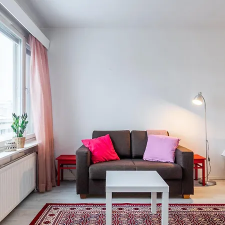 Compact With Balcony Next To Railway Station Lahti